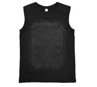 Amplified Clothing Gris Metallica Camiseta sin mangas Hombres