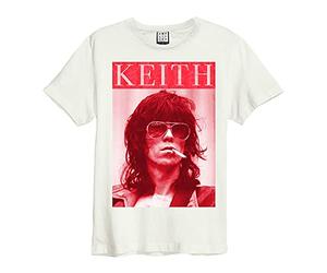 Amplified Clothing The Rolling Stones 'Kool Keef' (Natural) T-Shirt (x-Large)