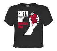 Amplified Crop Top American Idiot Green Day para Mujer (GD2189)