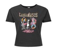 Amplified Crop Top British Are Coming Diseño The Rolling Stones para (GD4234)