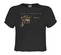 Amplified Crop Top Ray Gun Foo Fighters para Mujer (GD1858)