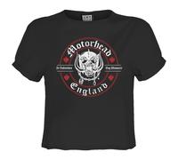 Amplified Crop Top St Valentines Day Massacre Motorhead para Mujer (GD2190)