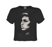 Amplified Crop Top Tonal Pose Diseño Amy Winehouse para Mujer (GD4106)