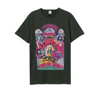 Amplified Electric Magic Led Zeppelin - Camiseta unisex para adulto, Carbón, Large