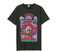Amplified Electric Magic Led Zeppelin - Camiseta unisex para adulto, Carbón, Medium
