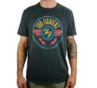 Amplified Foo Fighters-FF Air Camiseta, Gris (Charcoal CC), XXL para Hombre
