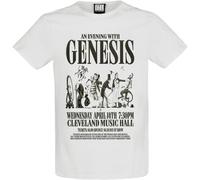 Amplified Genesis an Evening with Vintage White T-shirt (M), blanco, Medium