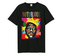 Amplified Geo Crown Maglietta Notorious Big Adulto Unisex M Nero