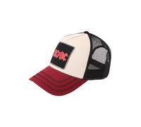 Amplified Gorra de béisbol Trucker con cierre ajustable y transpirable, ACDC Red Black, Talla única