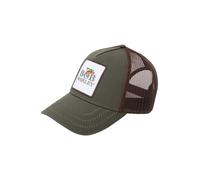 AMPLIFIED Gorra 'Bob Marley' chocolate / verde / jade / blanco Hombre AMPLIFIED 55-60 chocolate / verde / jade / blanco
