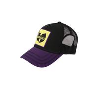 Amplified Gorra de béisbol Trucker con cierre ajustable y transpirable, Wu-Tang Clan, Negro-Púrpura-Amarillo, Talla única