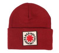 Amplified Gorro de punto con logo BandMerch, accesorio de banda para hombre, mujer, niños, unisex, primavera, verano, otoño, invierno, fanático de la música, festival, Pimientos de chile rojo, Talla