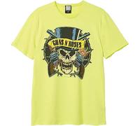 Amplified Guns N Roses Death Skull T-Tshirts Camisetas y Tops -Ocean Green(Medium)