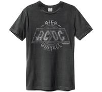 Amplified High Voltage 1975 Australia Camiseta AC/DC Adulto Unisex (L) (Carbón), Carbón