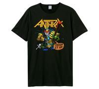 Amplified I Am The Law Anthrax Amplified Camiseta Vintage Negra