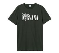 Amplified In Utero Camiseta Nirvana Adulto Unisex, Carbón, XXL