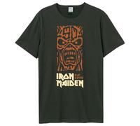 Amplified Iron Maiden - 50º Aniversario | Camiseta de manga corta de la banda en estilo retro, M