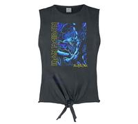 Amplified Jersey Blue Monster Iron Maiden Sin Mangas para Mujer (GD2947)
