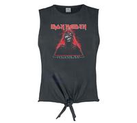 Amplified Jersey Red Powerslave Iron Maiden Sin Mangas para Mujer (GD2955)