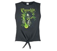 Amplified Jersey Skeleton Bong Cypress Hill Sin Mangas para Mujer (GD2924)