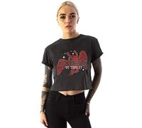 Amplified Led Zeppelin Icarus Tour 77 Womens Cropped T-Shirt