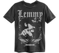 Amplified Lemmy 1945 Mens T-Shirt Unisex tee Black XXL