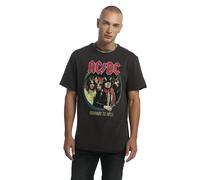 Amplified ACDC Highway to Hell - Camiseta para Hombre Gris Gris (Charcoal CC) XL