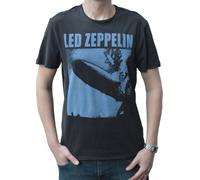 Amplified Men's Led Zeppelin-Blimp Square T-Shirt S Grey (Charcoal Cc)