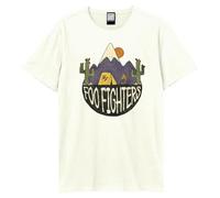 Amplified Mexican Camp Foo Fighters - Camiseta unisex para adulto, Blanco, Medium