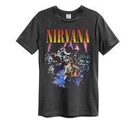 Amplified Nirvana Collection Unplugged in New York - Camiseta para Hombre, Azul Oscuro, XXL