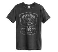 Amplified - Paradise City Guns N Roses Adult Unisex T-Shirt M Charcoal