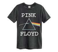 Amplified Pink Floyd-Dark Side of The Moon Camiseta, Gris (Charcoal CC), M para Hombre