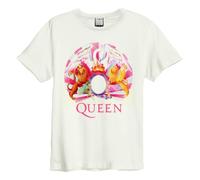 Amplified Queen Night At The Opera Cresta Camiseta Vintage Blanca Amplificada