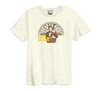 Amplified Rock & Roll Camiseta Sun Records & Elvis Adulto Unisex S Blanco Vintag