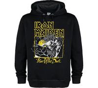 Amplified Sudadera con capucha unisex para adultos Fear Of The Dark Iron Maiden (S) (negro)