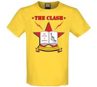 Amplified The Clash 'Know Your Rights' (Yellow) T-Shirt (Small) Clothing