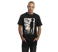 Amplified The Cure-Boys Don't Cry Camiseta, Negro (Black BK), M para Hombre