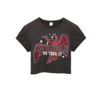 Amplified Top Corto Crop Icarus Tour 77 Led Zeppelin para Mujer (NS6408)