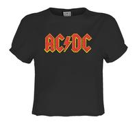Amplified Top Crop AC/DC para Mujer (GD633)