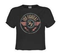 Amplified Top Crop Air Foo Fighters para Mujer (GD462)