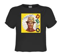 Amplified Top Crop Are We Not Men Diseño DEVO para Mujer (GD4168)