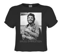 Amplified Top Crop Bruce Springsteen de Vintage para Mujer (GD2757)