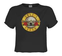 Amplified Top Crop Bullet Guns N Roses para Mujer (GD635)