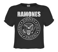 Amplified Top Crop Classic Seal Ramones para Mujer (GD2710)