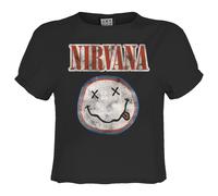 Amplified Top Crop Colour Nirvana para Mujer (GD2754)