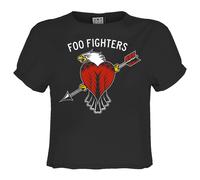 Amplified Top Crop Eagle Tattoo Foo Fighters para Mujer (GD2679)