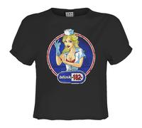 Amplified Top Crop Enema Of The State Blink 182 para Mujer (GD2738)