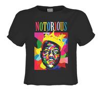 Amplified Top Crop Geo Crown Notorious Big para Mujer (GD2724)