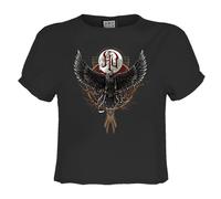 Amplified Top Crop Hawk Moon The Hu para Mujer (GD3197)