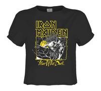 Amplified Top Crop Iron Maiden para Mujer (GD3027)